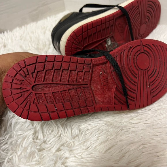 Jordan 1 retro 97 black white gym red sz 5.5y - Picture 4 of 7